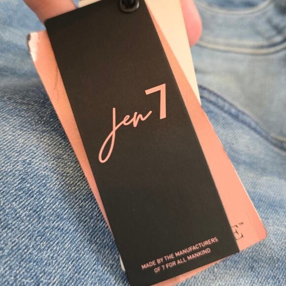 7FAM Jen7 Women's Mid-Rise Stretch Denim 50/50 Ankle-Skinny Jeans Plus Size 18 - Picture 10 of 16